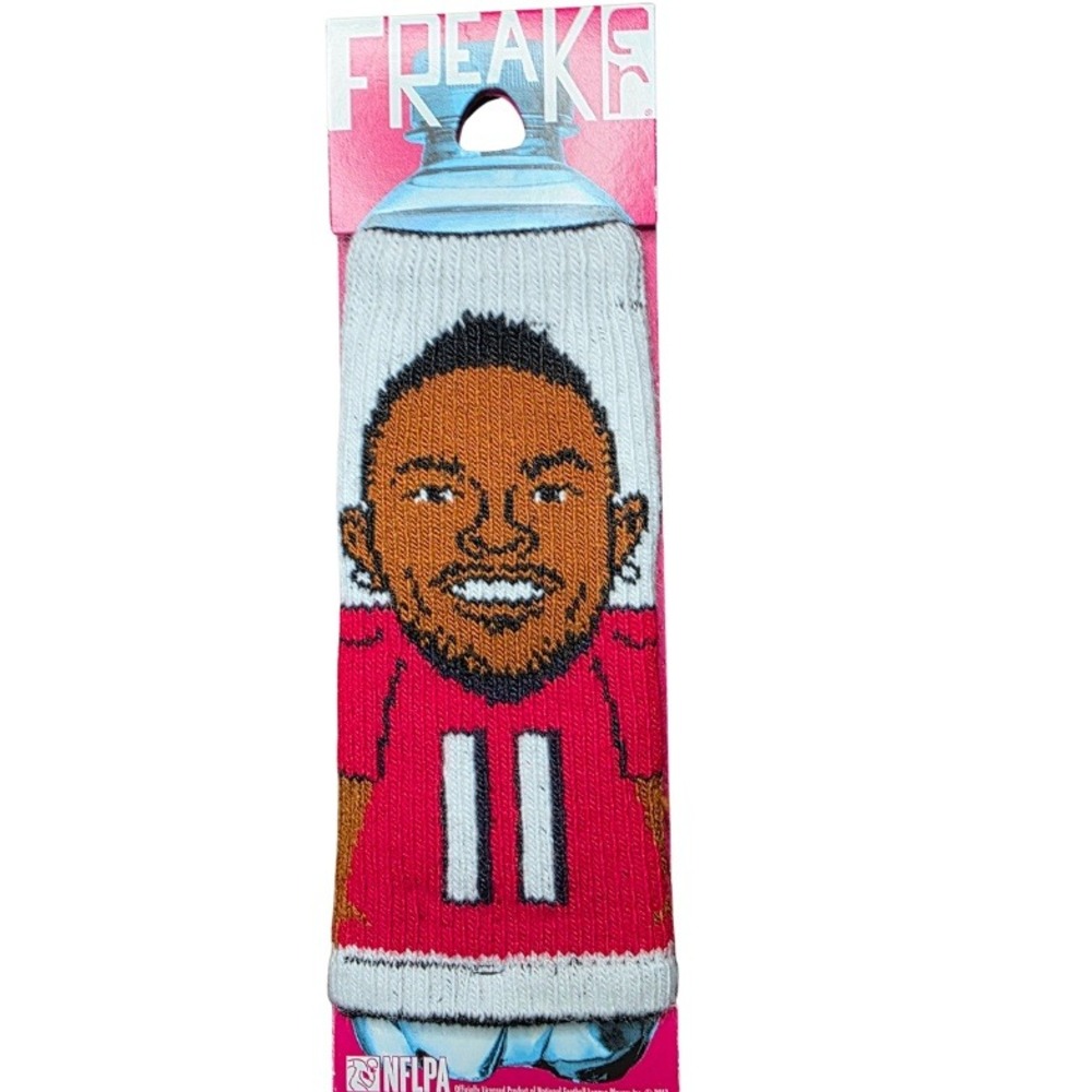 FREAKER Julio Jones Atlanta Falcons Bottle /‎ Can Koozie Insulator Sweater NWT